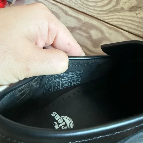 Dr Martens Adrian quad Black Platform Loafers with Tassels size 9 - Picture 4 of 5